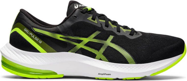 ASICS GEL-Pulse 13 Heren Sportschoenen Hardlopen Weg zwart groen