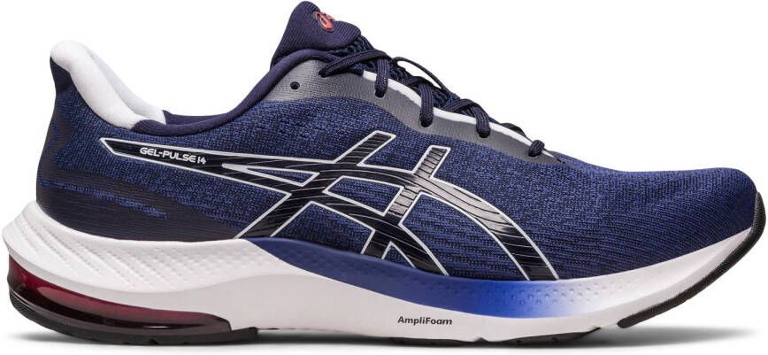 ASICS Heren Hardloopschoenen met Standaard Breedte Hardloopschoenen heren standaard breedte Hardloopschoenen voor heren met standaard breedte Blue Black Gray Heren