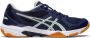 ASICS Gel-Rocket 10 1072A056-407 Vrouwen Marineblauw Volleybalschoenen - Thumbnail 1