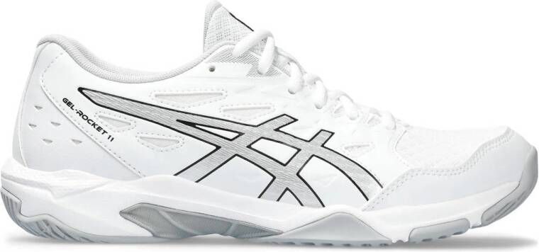 ASICS Gel Rocket 11 fitness sportschoenen wit zilver