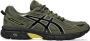 ASICS Gel-Ventura 6 sneakers olijfgroen zwart - Thumbnail 1