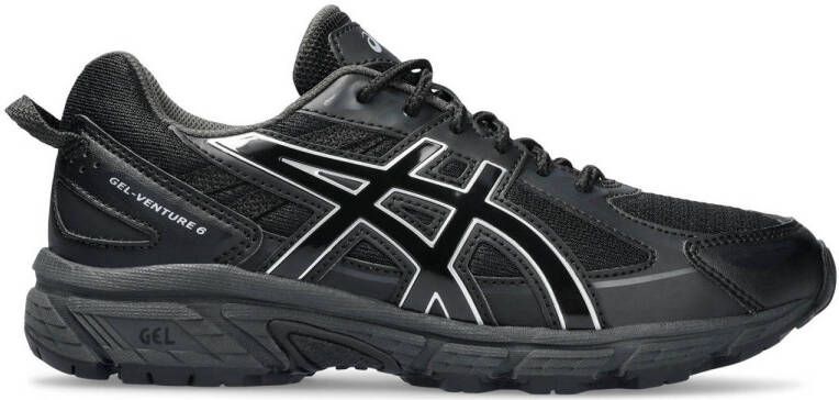 ASICS GEL VENTURE 6 GS sneakers zwart zilver