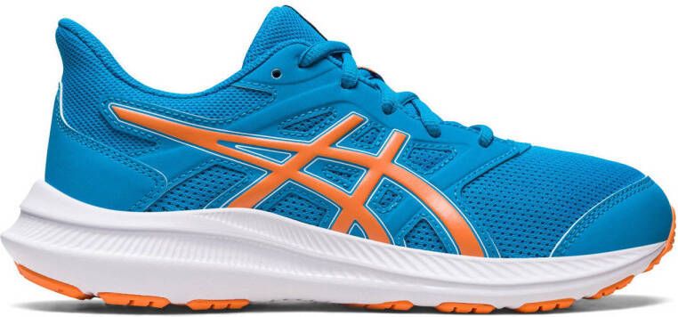 ASICS Jolt 4 hardloopschoenen blauw oranje kids