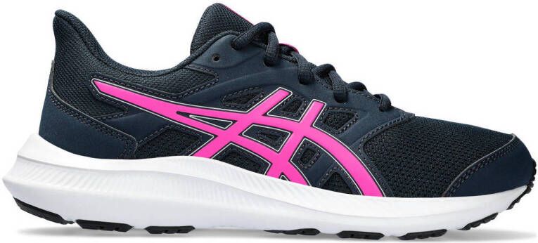 ASICS Jolt 4 hardloopschoenen donkerblauw roze