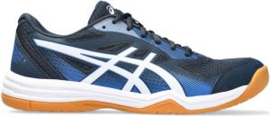 ASICS Upcourt 5 tennisschoenen donkerblauw wit