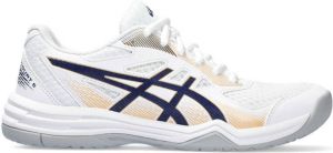 ASICS Upcourt 5 tennisschoenen wit oranje blauw