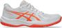 ASICS Upcourt 6 zaalsportschoenen wit oranje - Thumbnail 1