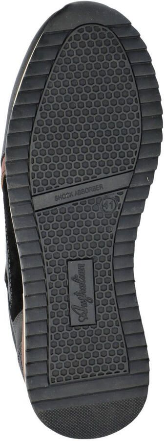 Australian Bakersville Sneakers Heren Leren Sneaker Zwart