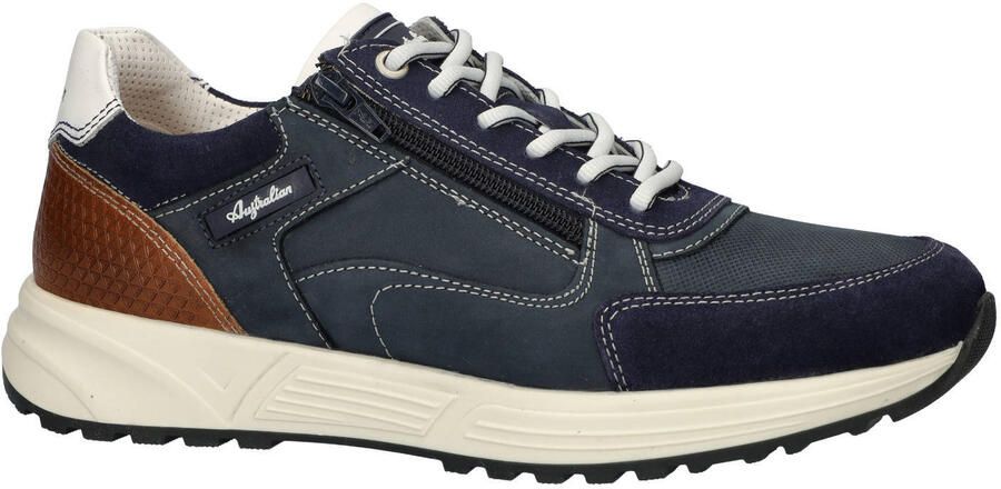 Australian Discover leren sneakers donkerblauw - Foto 2