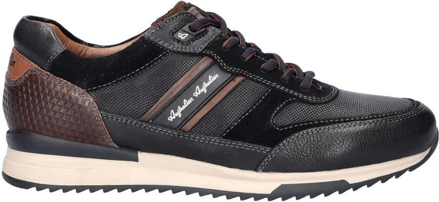Australian leren sneakers zwart