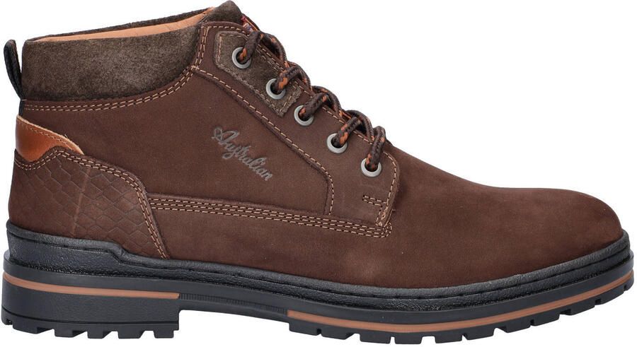 Australian Middelburg suede veterboots bruin