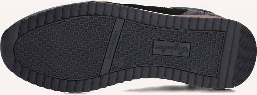 Australian Bakersville Sneakers Heren Leren Sneaker Zwart - Foto 4