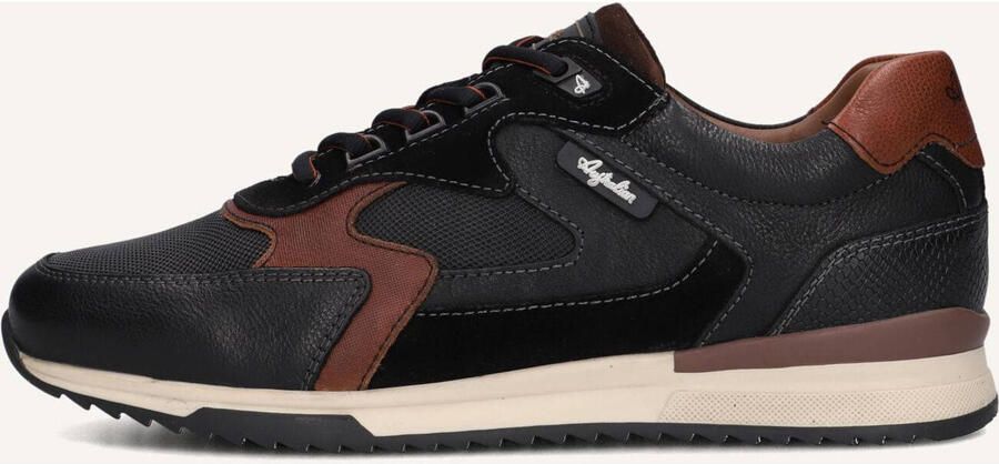 Australian Bakersville Sneakers Heren Leren Sneaker Zwart - Foto 3