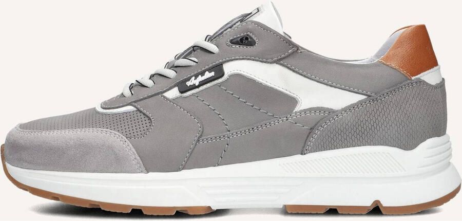 Australian HEREN SNEAKERS GRIJS 15.1691.01-K01 COVILHA GREY LEATHER K01 GREY-WHITE