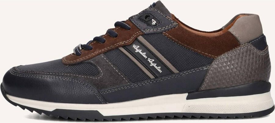 Australian Filmon Sneakers Heren Leren Sneaker Blauw