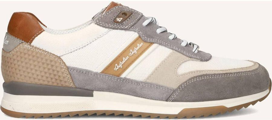 Australian Sneaker Heren Filmon Wit Grijs Combi 15.1600.07-B6V
