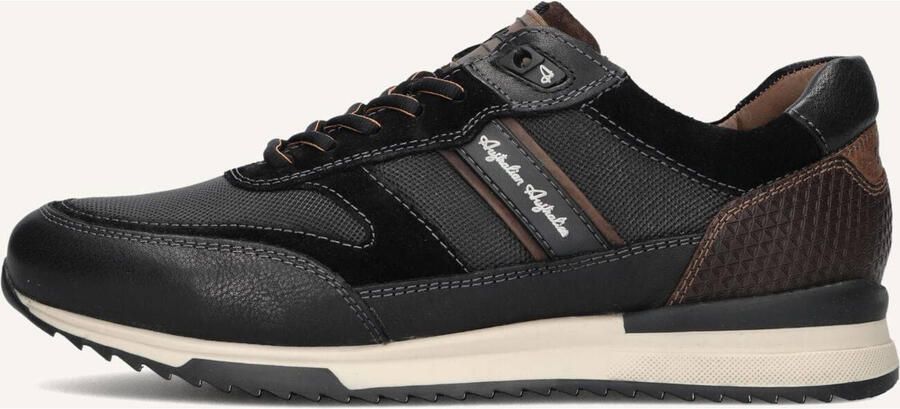 Australian Filmon Sneakers Heren Leren Sneaker Zwart