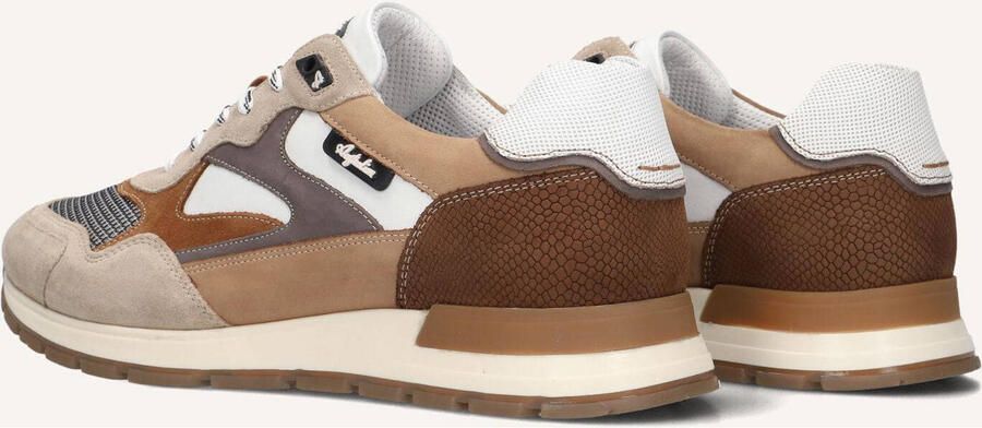 Australian Tiago Sneakers Heren Leren Sneaker Beige - Foto 3