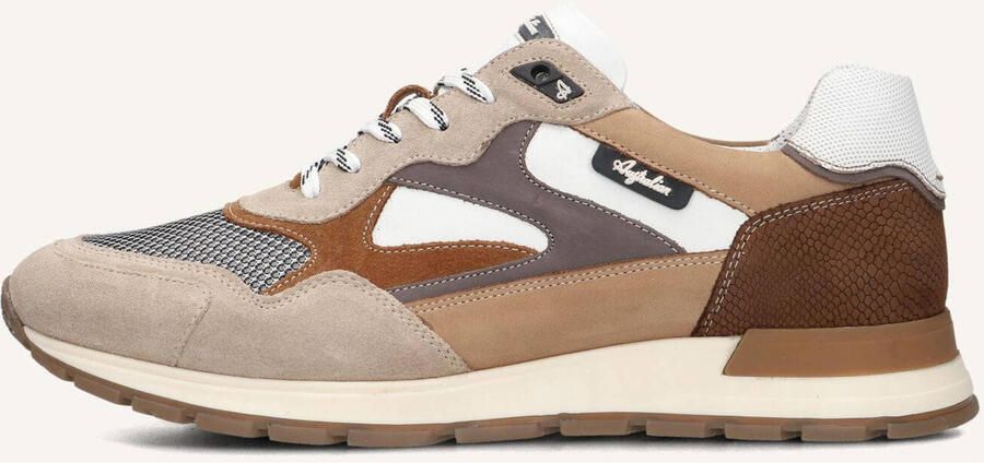 Australian Tiago Sneakers Heren Leren Sneaker Beige - Foto 2