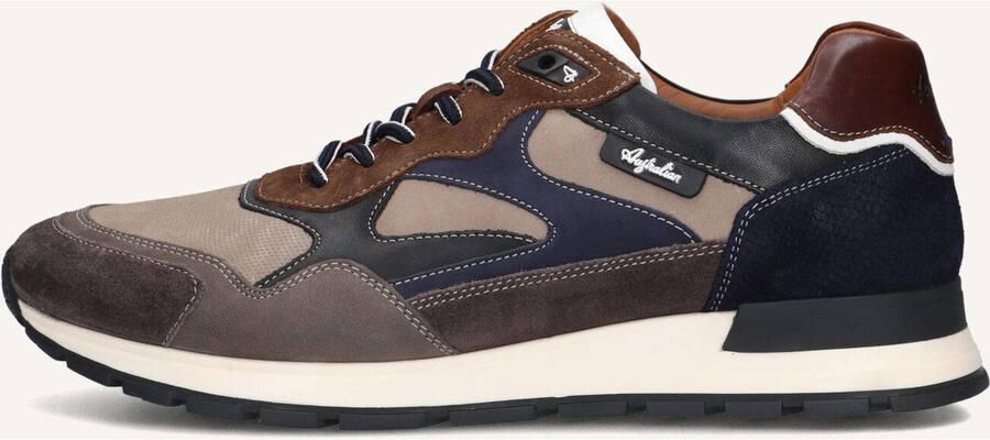 Australian Tiago Sneakers Heren Leren Sneaker Taupe