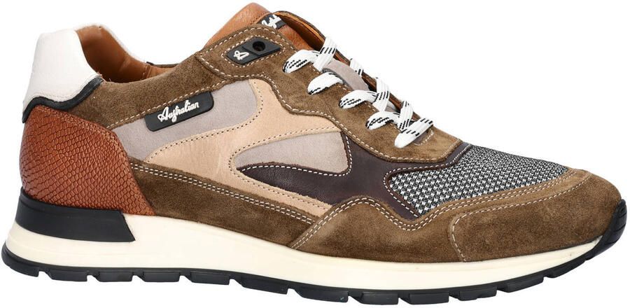 Australian Tiago leren sneakers bruin - Foto 2