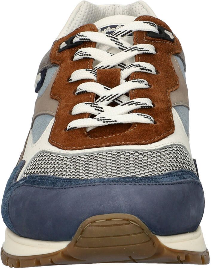 Australian Tiago leren sneakers cognac blauw - Foto 2