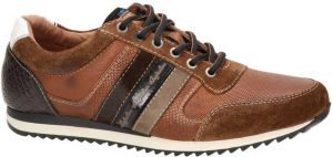 Australian Camaro leren sneakers cognac