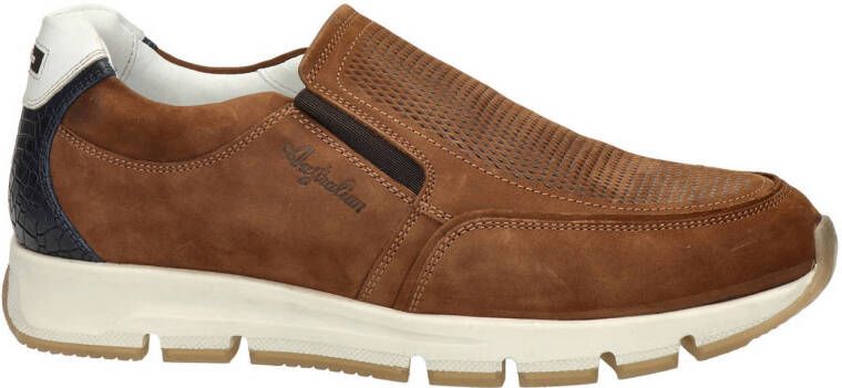 Australian Eagle nubuck instappers cognac