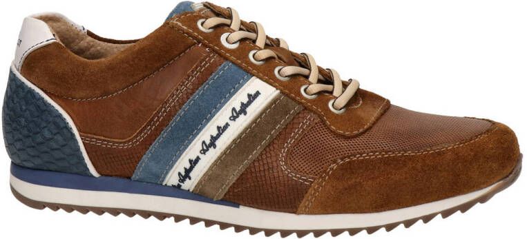 Australian leren sneakers cognac