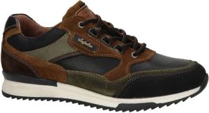 Australian Roberto leren sneakers zwart bruin