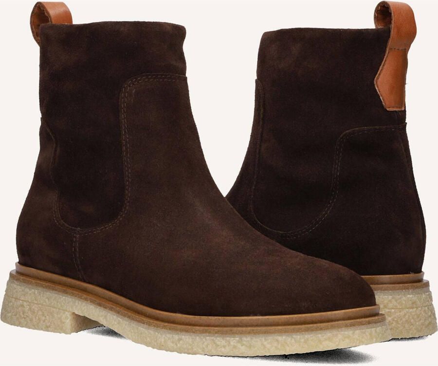 AYANA Enkelboots Dames 07-332 Maat: 40 Materiaal: Suède Kleur: Bruin - Foto 3