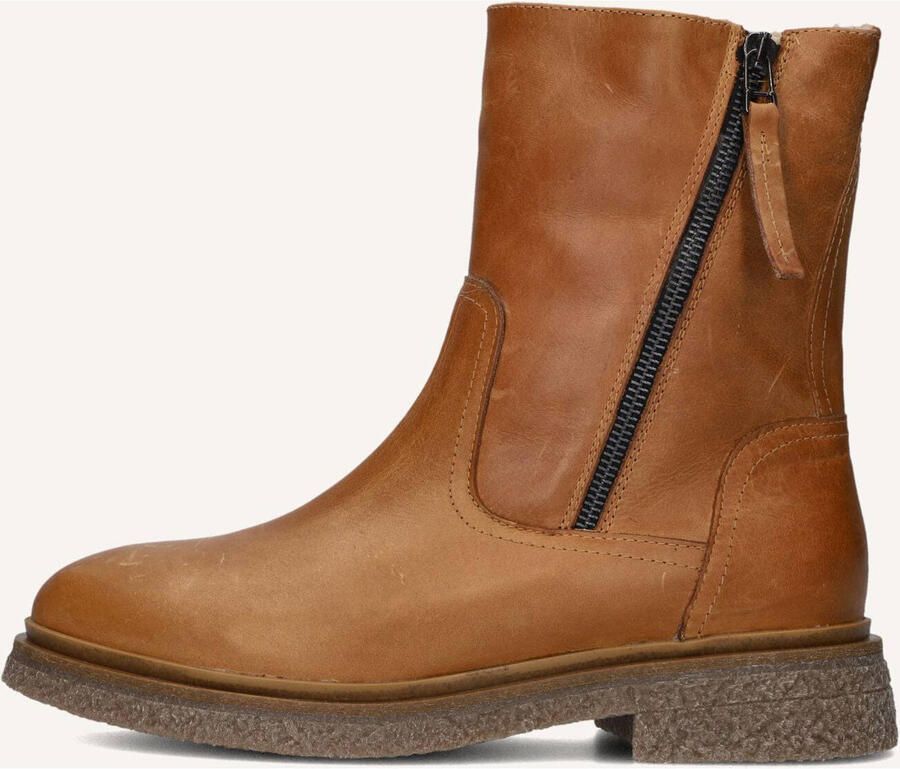 AYANA Enkelboots Dames 09-242 Maat: 36 Materiaal: Leer Kleur: Cognac - Foto 2