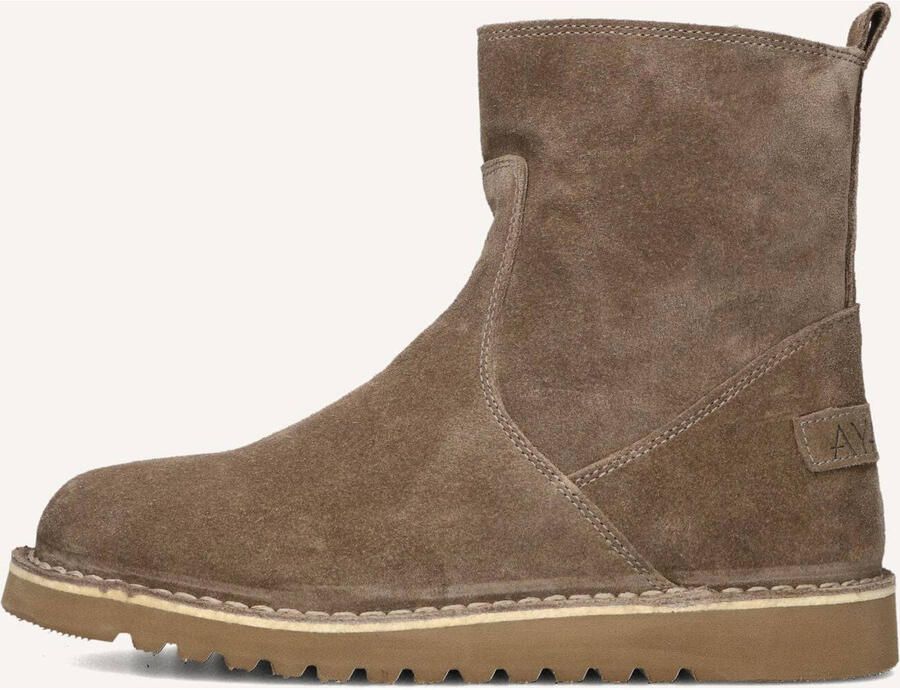AYANA Enkelboots Dames 2427 Maat: 37 Materiaal: Suède Kleur: Taupe - Foto 6
