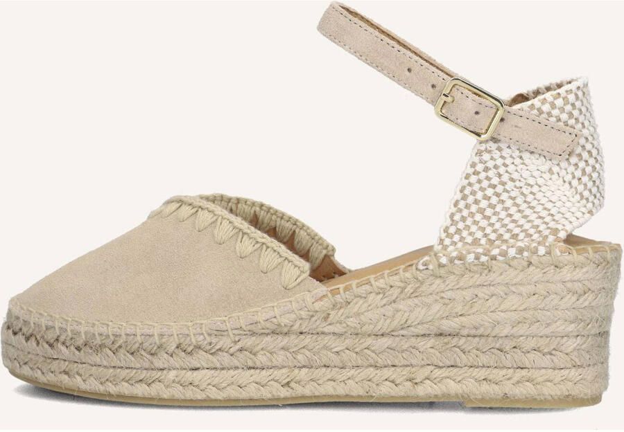 AYANA Espadrilles Dames Omo25yu814 Suède Beige - Foto 5