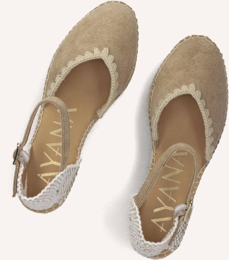 AYANA Espadrilles Dames Omo25yu814 Suède Beige - Foto 6