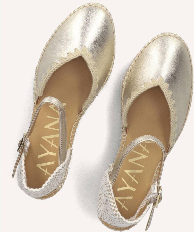 AYANA Espadrilles Dames Omo25yu814 Suède Goudkleurig - Foto 6