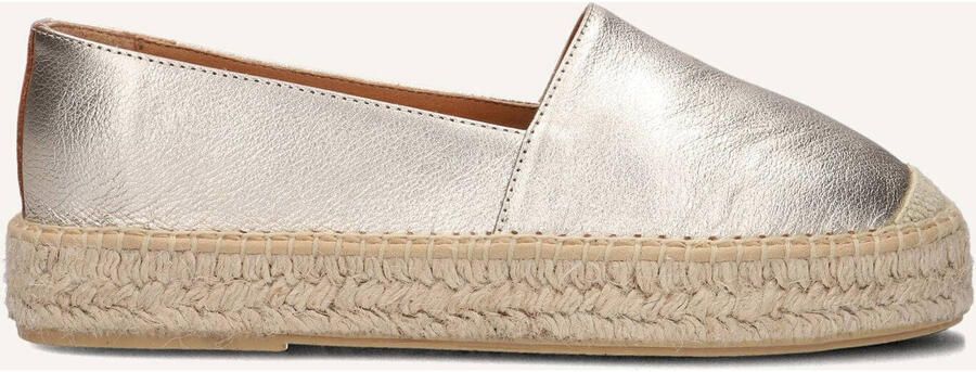 AYANA Espadrilles Dames Omo25yu815 Leer Goudkleurig - Foto 2