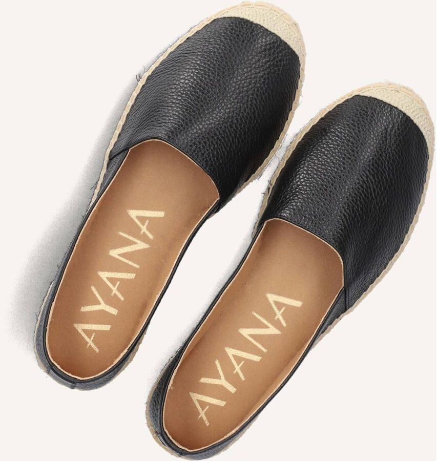 AYANA Espadrilles Dames Omo25yu815 Leer Zwart - Foto 3