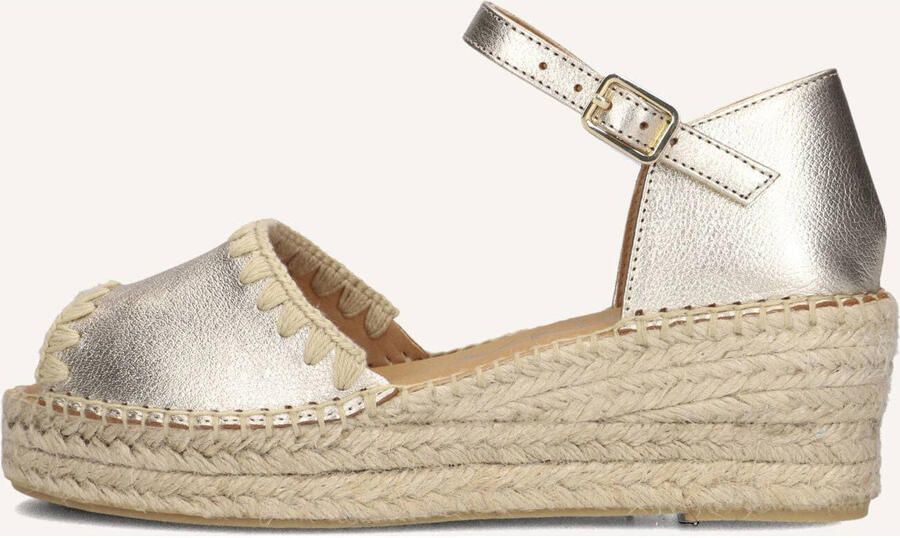 AYANA Espadrilles Dames Omo25yu816 Leer Goudkleurig - Foto 2
