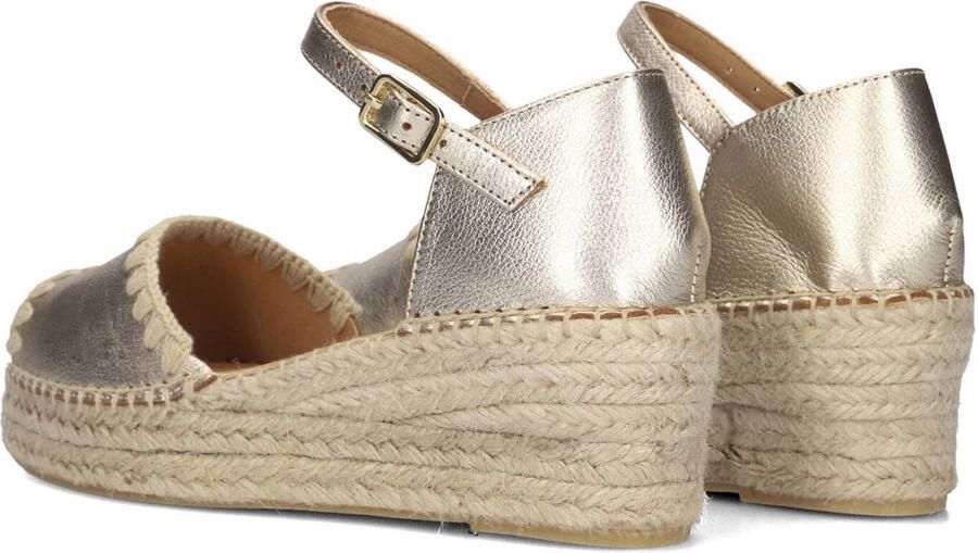 AYANA Espadrilles Dames Omo25yu816 Leer Goudkleurig - Foto 3