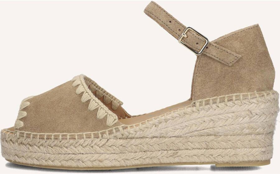 AYANA Espadrilles Dames Omo25yu816 Suède Zand - Foto 2
