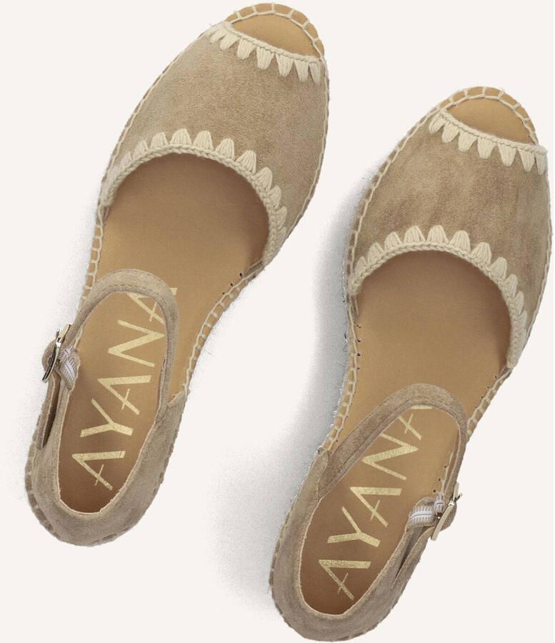 AYANA Espadrilles Dames Omo25yu816 Suède Zand - Foto 3