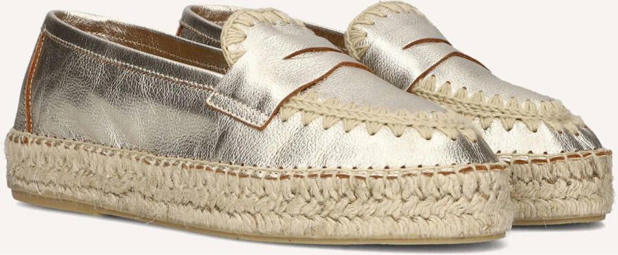 AYANA Espadrilles Dames Omo25yu819 Leer Goudkleurig