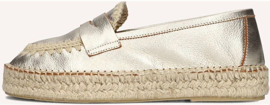 AYANA Espadrilles Dames Omo25yu819 Leer Goudkleurig - Foto 2