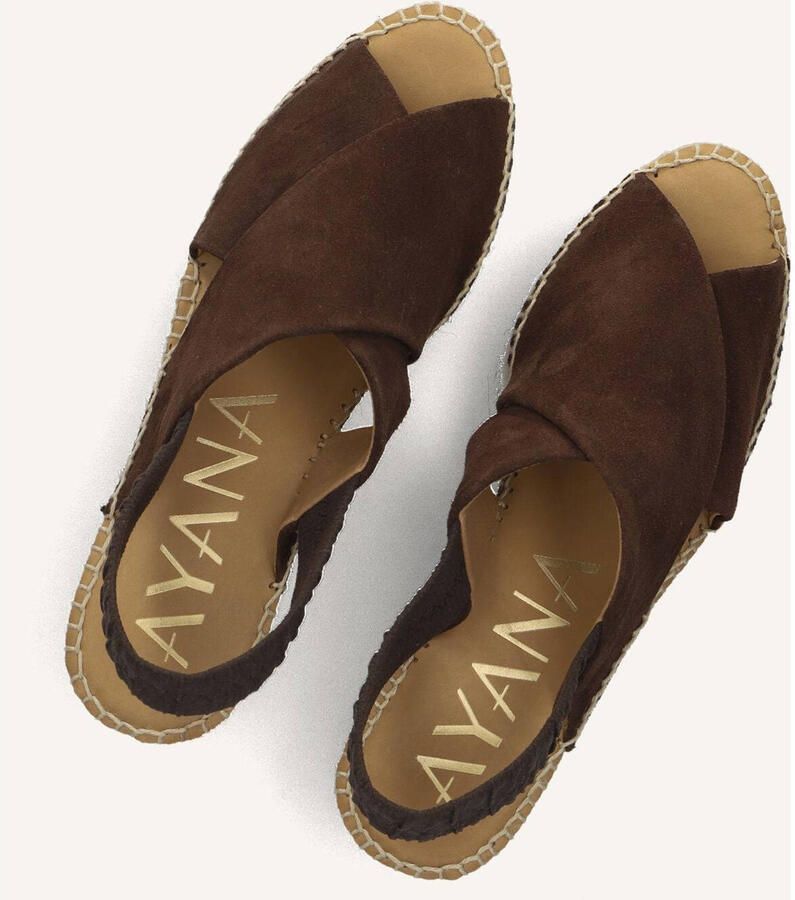 AYANA Espadrilles Dames Omo26yu942 Textiel Bruin - Foto 5