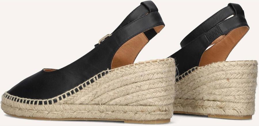 AYANA Espadrilles Dames Yu669 Leer Zwart - Foto 2