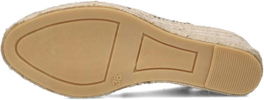 AYANA Espadrilles Dames Yu669 Leer Zwart - Foto 3