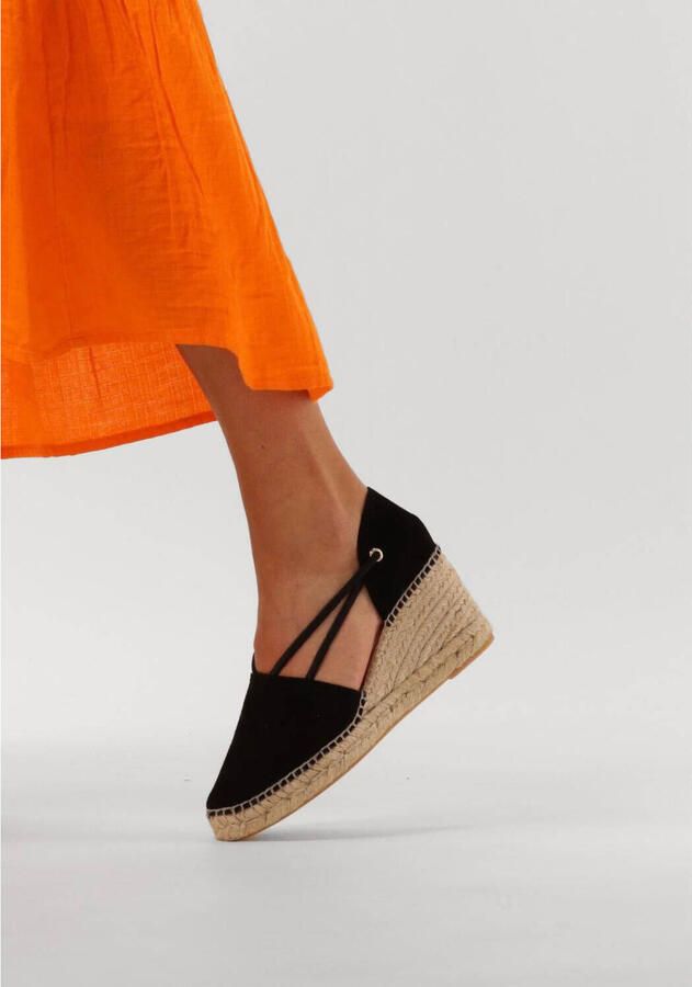 AYANA Espadrilles Dames Yu688 Suède Zwart