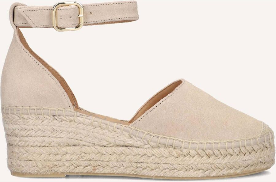 AYANA Espadrilles Dames Yu689 Suède Beige