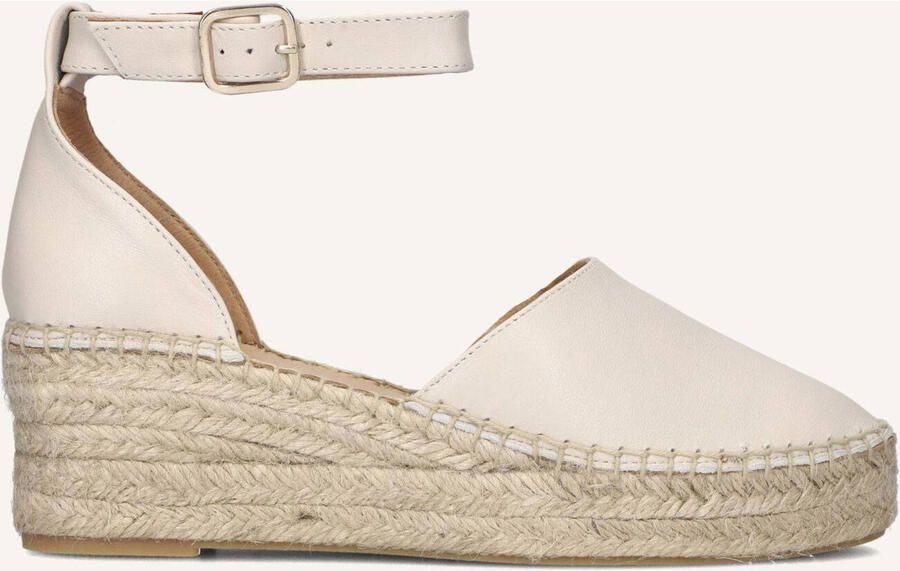 AYANA Espadrilles Dames Yu689 Leer Beige